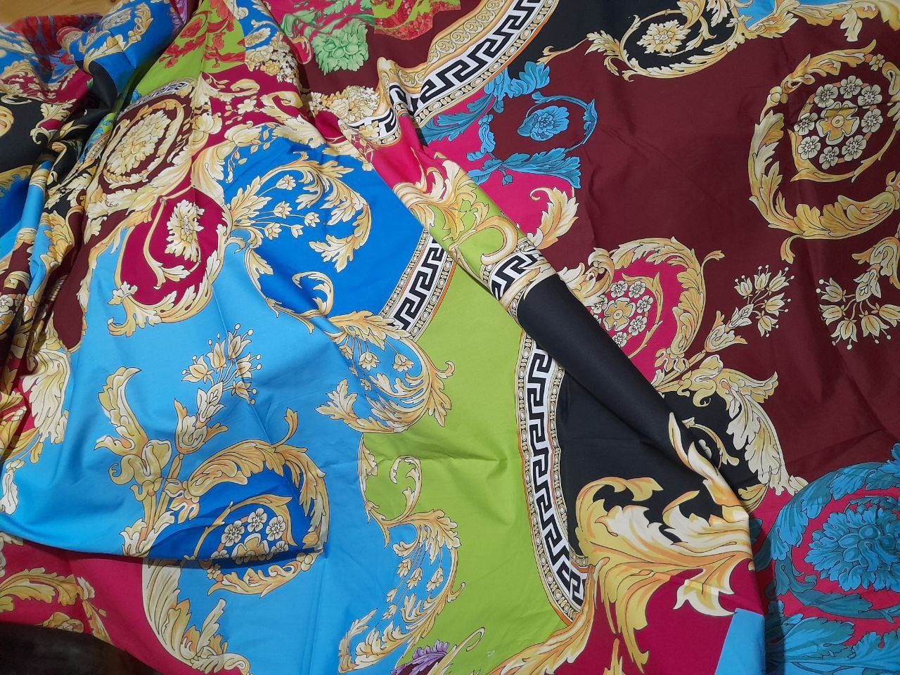 Italian Pattern Cloth Cotton Fabric/new Collection Italian Designer Fabric/digital - Etsy
