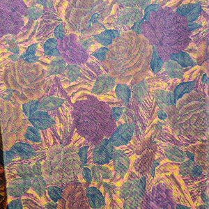 Alta Moda Italian Wool Fabric flowers pattern perfect for dress,skirt,blouse,top