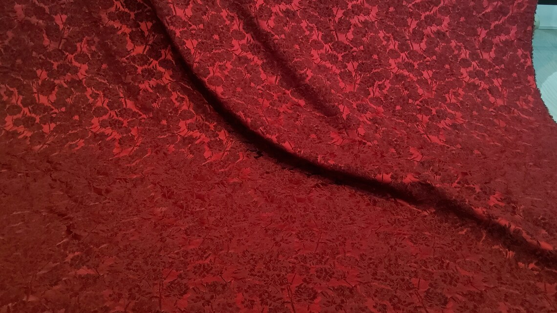 Luxurious Jacquard Brocade with Iridescent Foil Accents & Abstract Marbling Motif