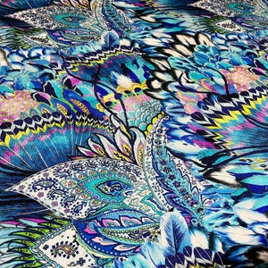 New collection Italian stretch viscose fabric,very colourful