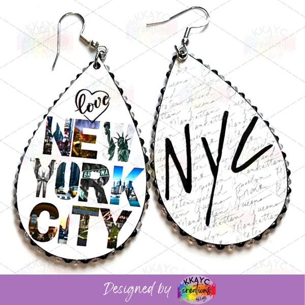 NYC  Earrings - Handcrafted