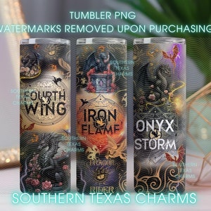 Bookish tumbler png, RY books, Popular Book Series png