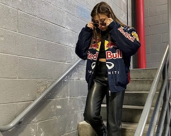 vintage racer jacket womens