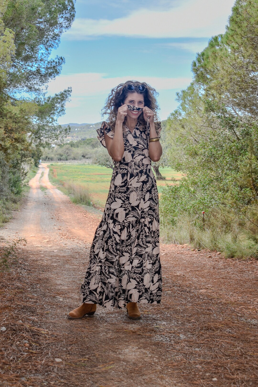 Goddess Waiting maxi dress main image 1