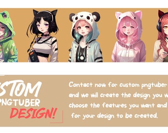 Custom PNGTuber: Ready to Use for Twitch, Discord, YouTube