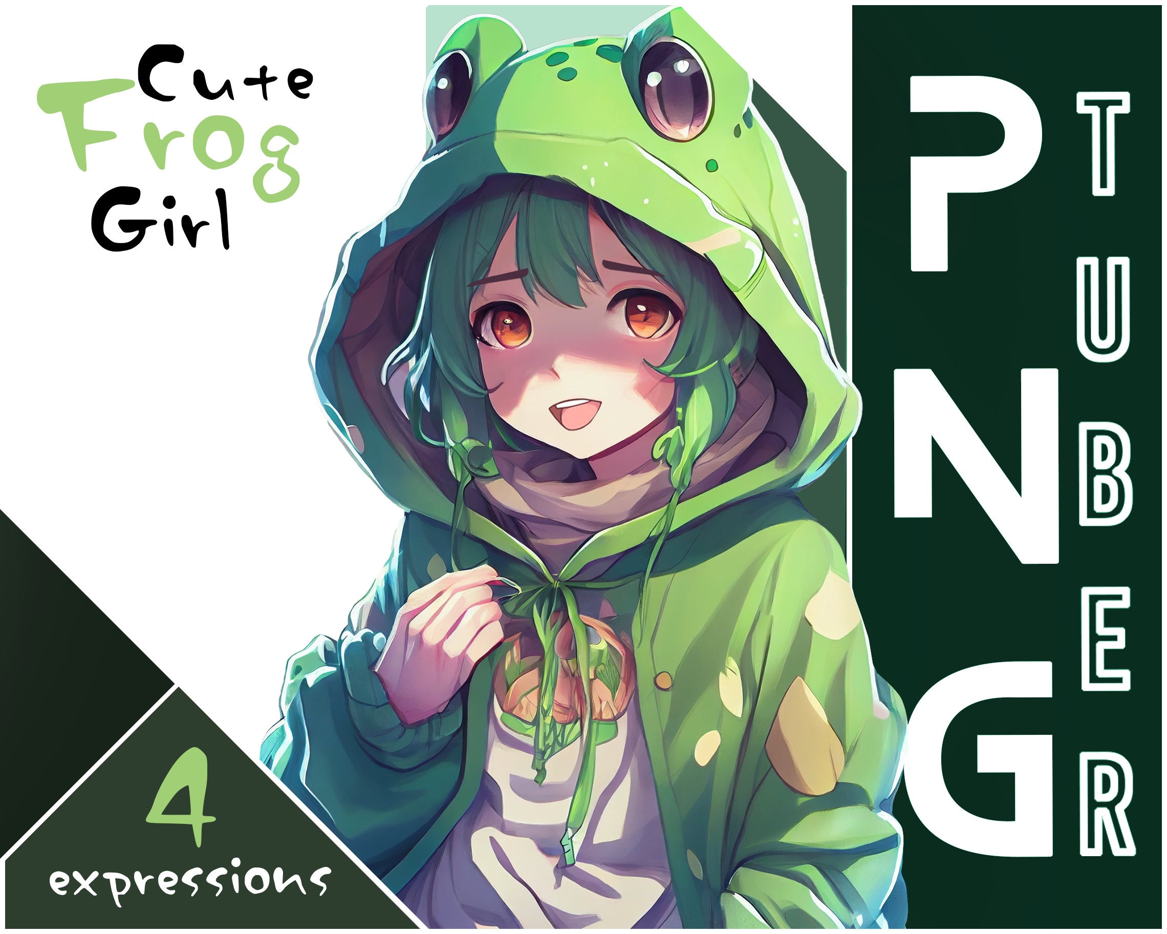 frog cute  Poster by Minimalist Anime  Displate