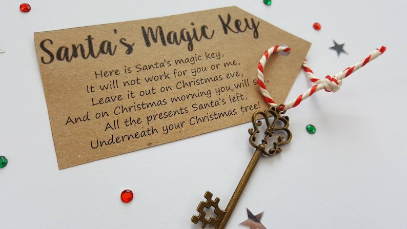 Magic Santa Key and Reindeer Food for Christmas Eve Box image 3