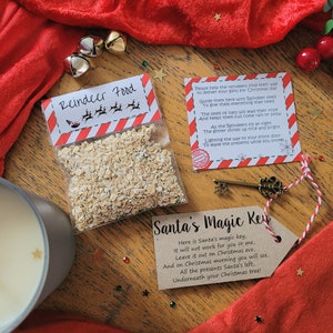 Magic Santa Key and Reindeer Food for Christmas Eve Box image 2