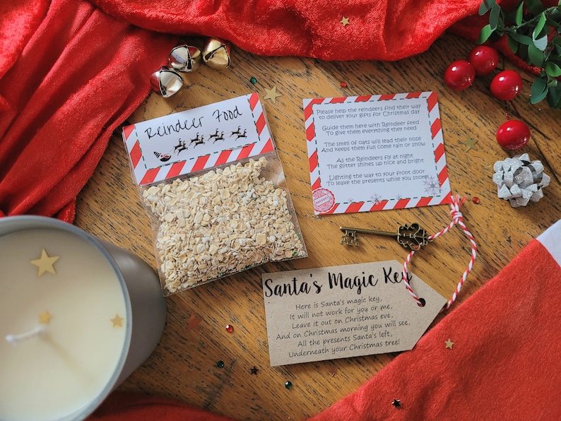 Magic Santa Key and Reindeer Food for Christmas Eve Box image 2