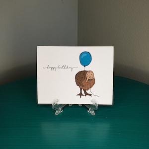 Funky Animal Geburtstagskarte: Kiwi Vogel