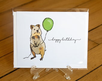 Quokka Birthday Card - Etsy
