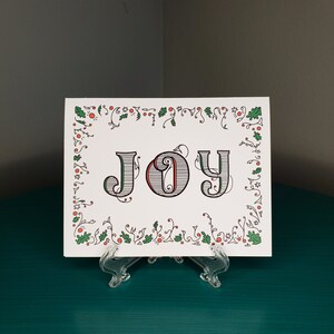 Tarjeta de Navidad ALEGRÍA