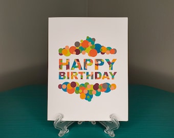 Happy Birthday Colors Card