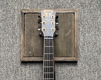 Grey weathered Barn Board Instrument Hanger