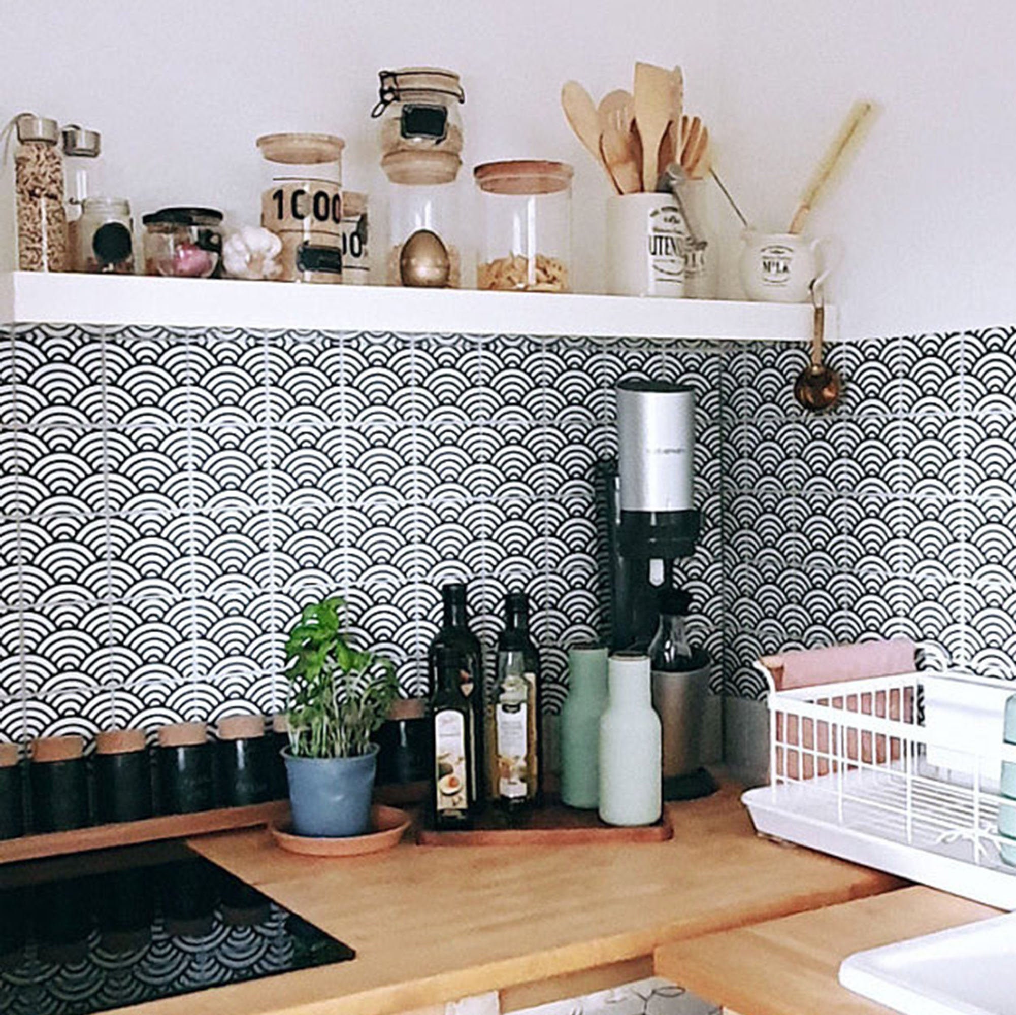 Proteje salpicaduras pared cocina baño backsplash vinilo | Etsy