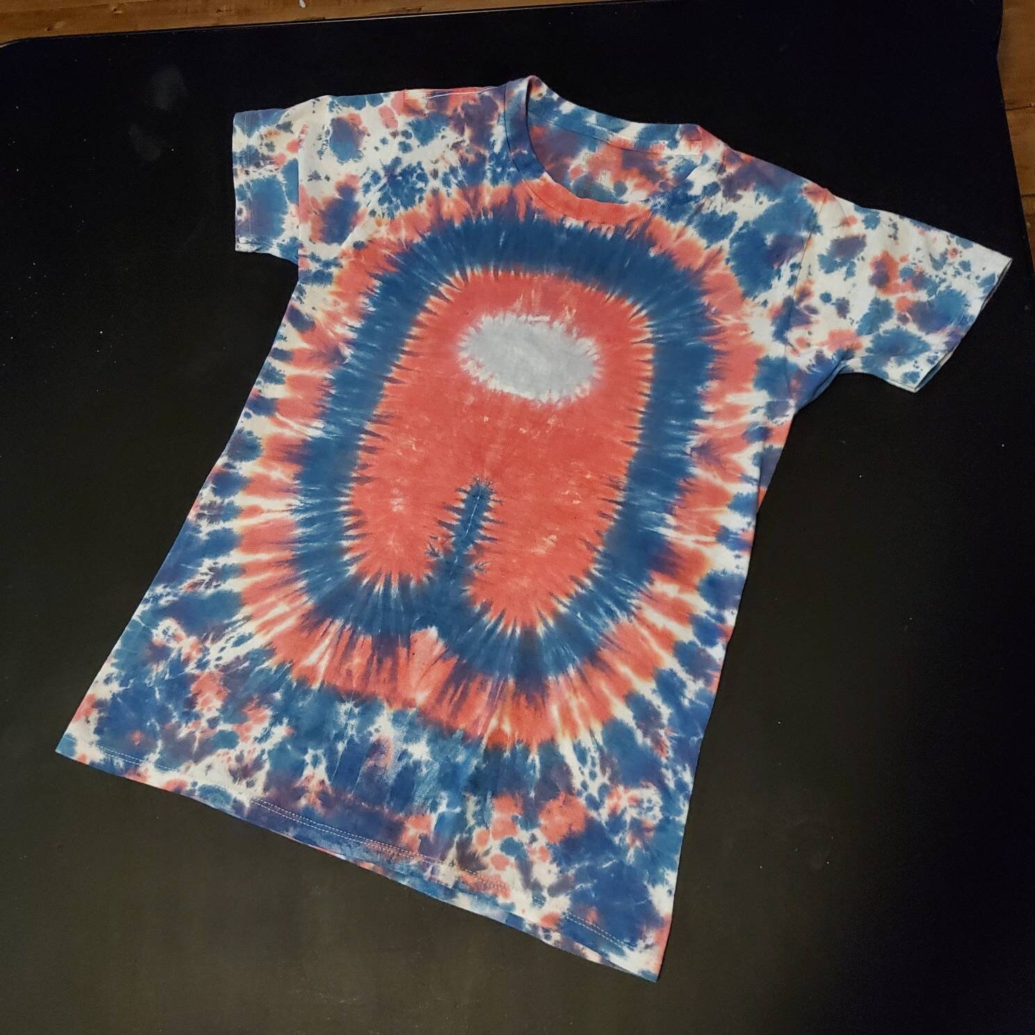 Red Among Us Crewmate imposter tie dye t shirt girls or boys | Etsy