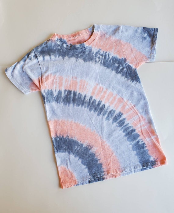 peach tie dye shirt
