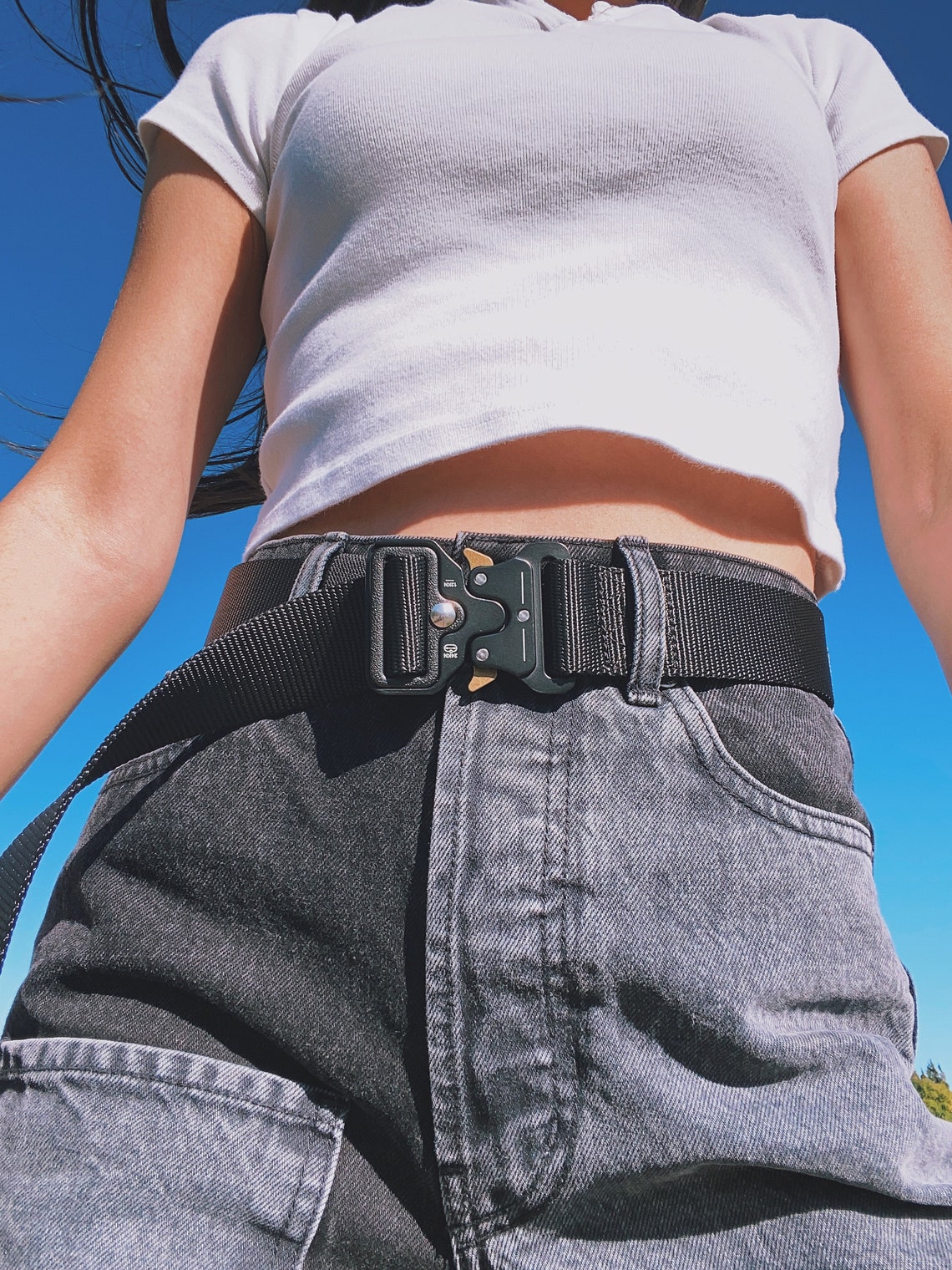 ROLLER COASTER BELT / Side Release Tactical Belt Pant / Metal Etsy