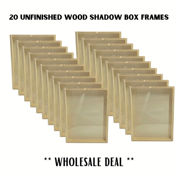 20 Unfinished Wood Box Etsy