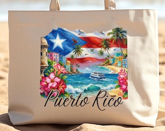 Puerto Rico Beach Scene PNG Files | Tropical Island Digital Download