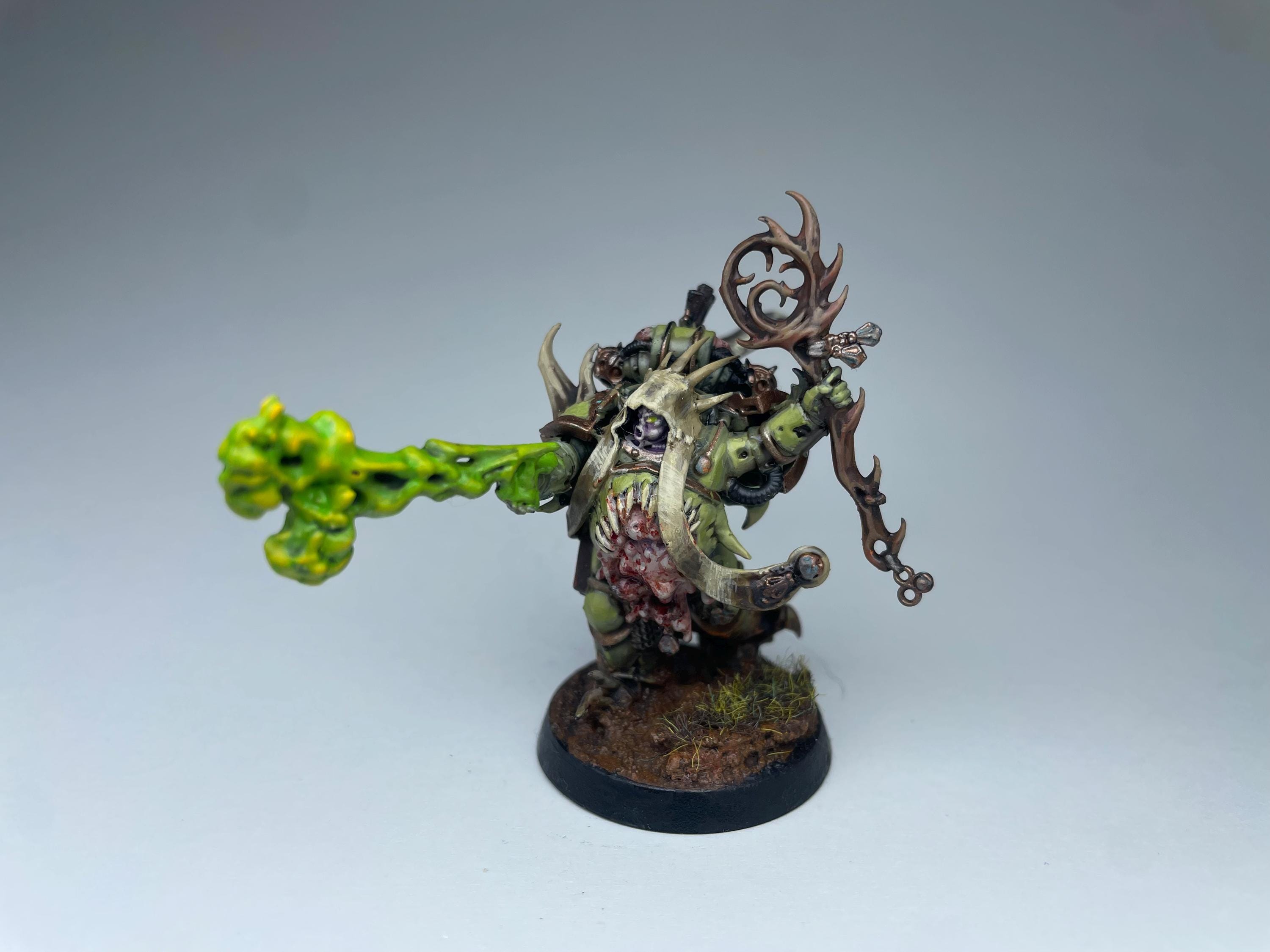 Warhammer 40k Death Guard HQ Malignant Plaguecaster - Etsy