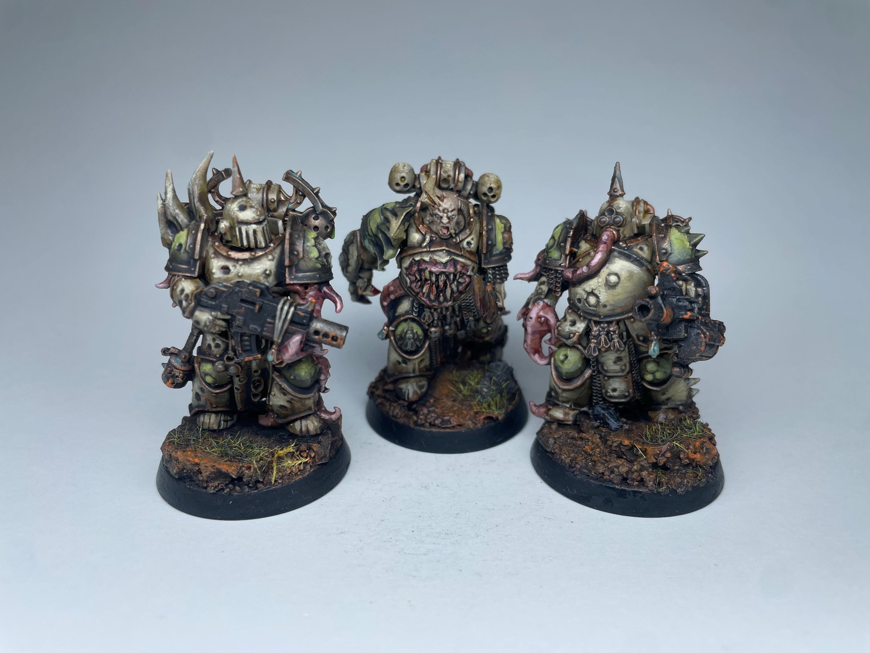 Warhammer 40k Death Guard Easy to Build 3 Plague Marines - Etsy