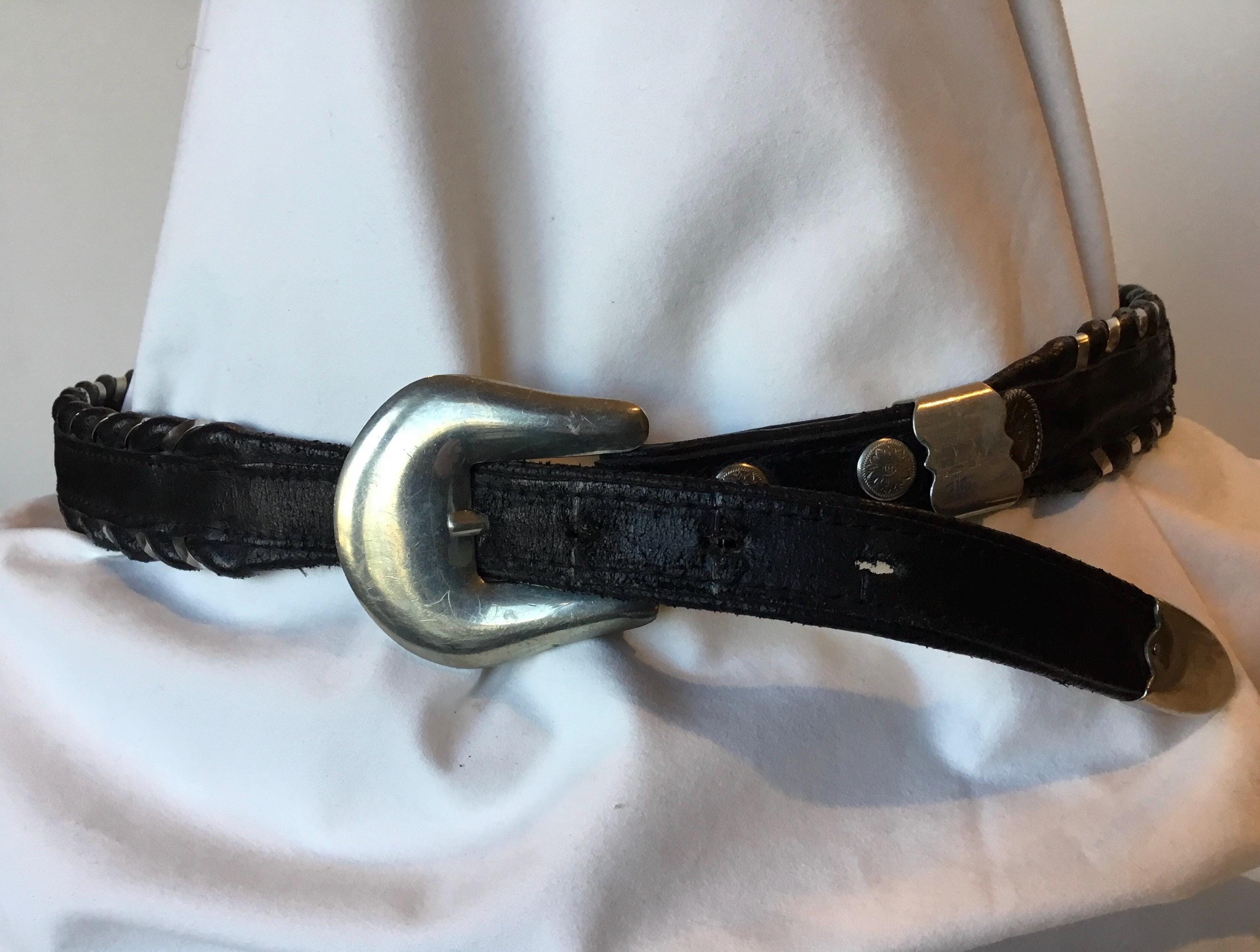 Vintagev BERES GERMAN SILVER MEXICO BELT Vintage German Silver Made in Mexico Silver Plated Engraved  main image 2