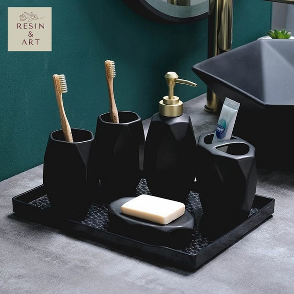 Ceramic Bathroom Accessories Etsy