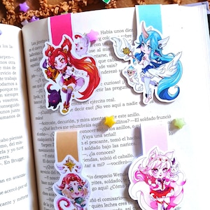 Marcadores magnéticos Star Guardian - Soraka, Ahri, Neeko , Jinx bookish scrapbooking - marcapaginas kawaii League of legends