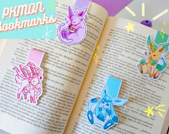 MARCADORES PKMON EEVEELUTIONS //scrapbooking - marcapaginas kawaii