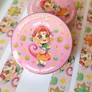 Neeko Guardian Washitape// Galaxy Star Girl Scrapbooking// Videogames