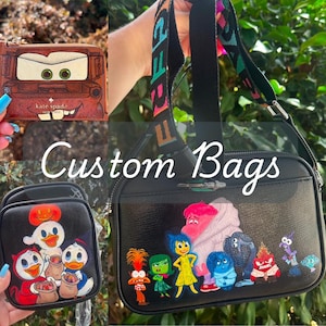 ¡Encargo personalizado! ¡Bolso, cartera o billetera personalizada, pintado a mano!