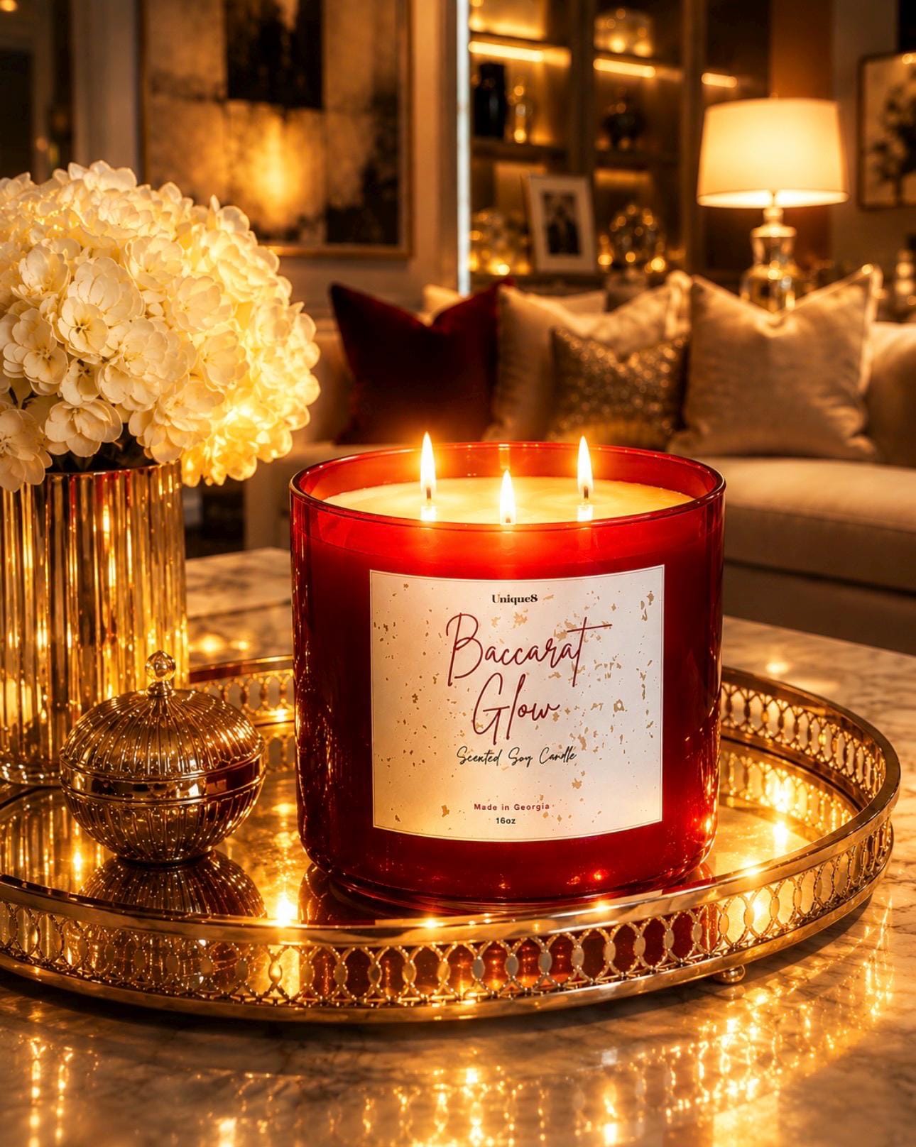 Baccarat Rouge 540 Candle - Etsy