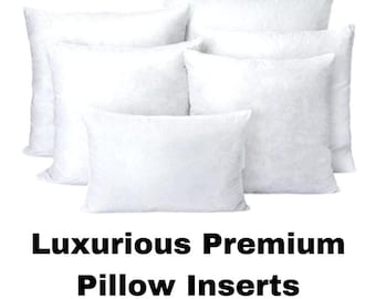 ALL Sizes, Down Alternative Pillow Inserts, Hypoallergenic Pillow, Pillow Forms, SYNTHETIC DOWN Pillow Inserts