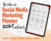 Social Media Planner, Facebook Planner, Youtube Planner, Pinterest Planner, Content Planner, Marketing Strategy