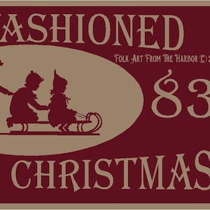 Olde Fashioned Vintage Christmas SVG