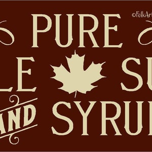 Reiner Ahornsirup SVG Pdf Png