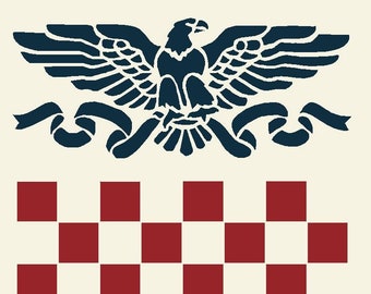 Eagle America Checkers SVG Pdf Png Colonial Patriotic Americana Eagle Game Board