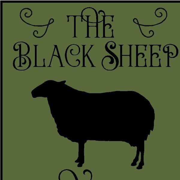 The Black Sheep Tavern SVG Colonial Early American