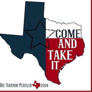 Come And Take It Texas SVG File Digital Download Pdf Png and Svg Files