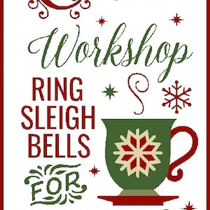 Mrs Claus Workshop SVG