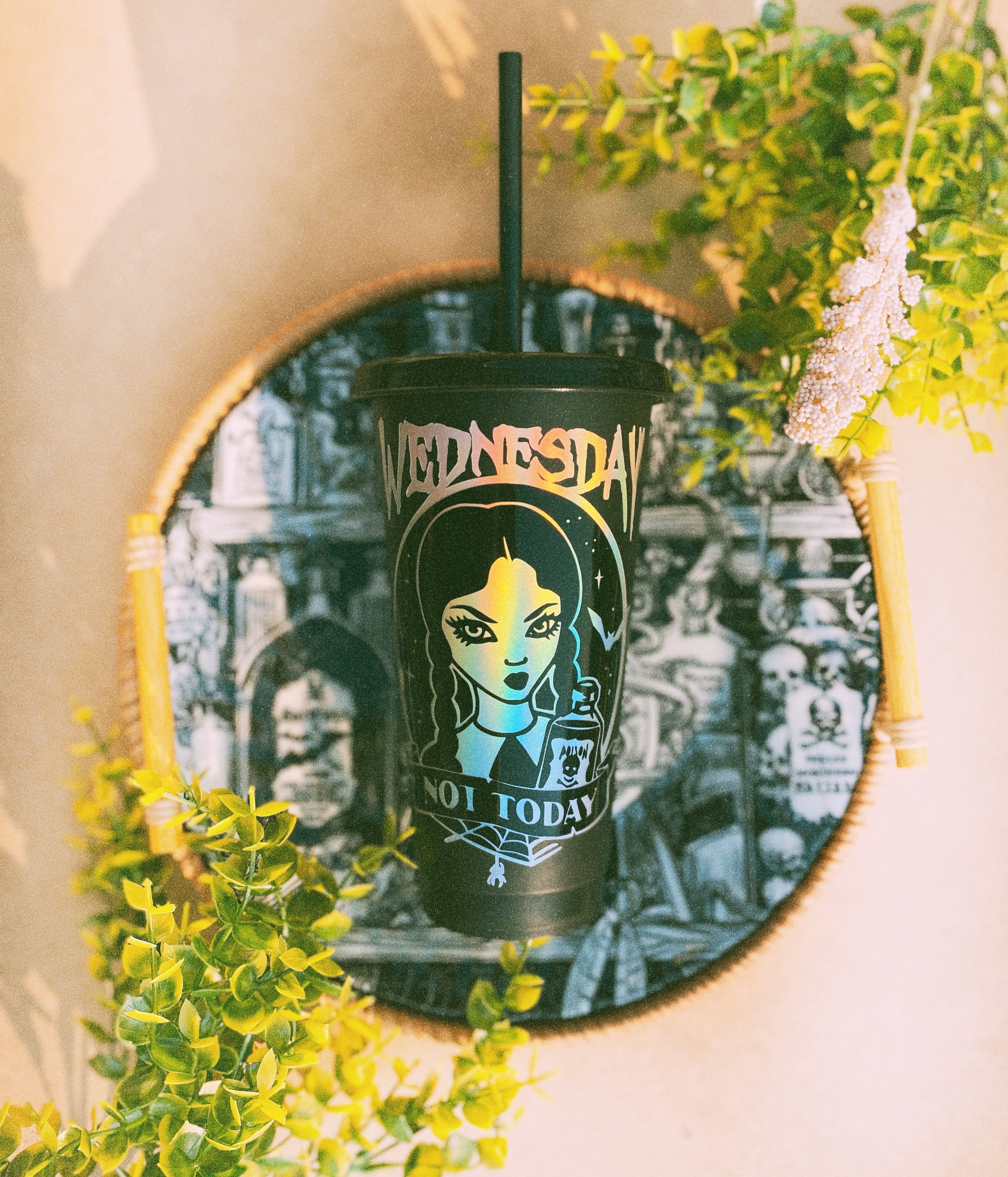 Wednesday Addams (addams Family) Reusable Starbucks Cold Cup Tumbler - Etsy
