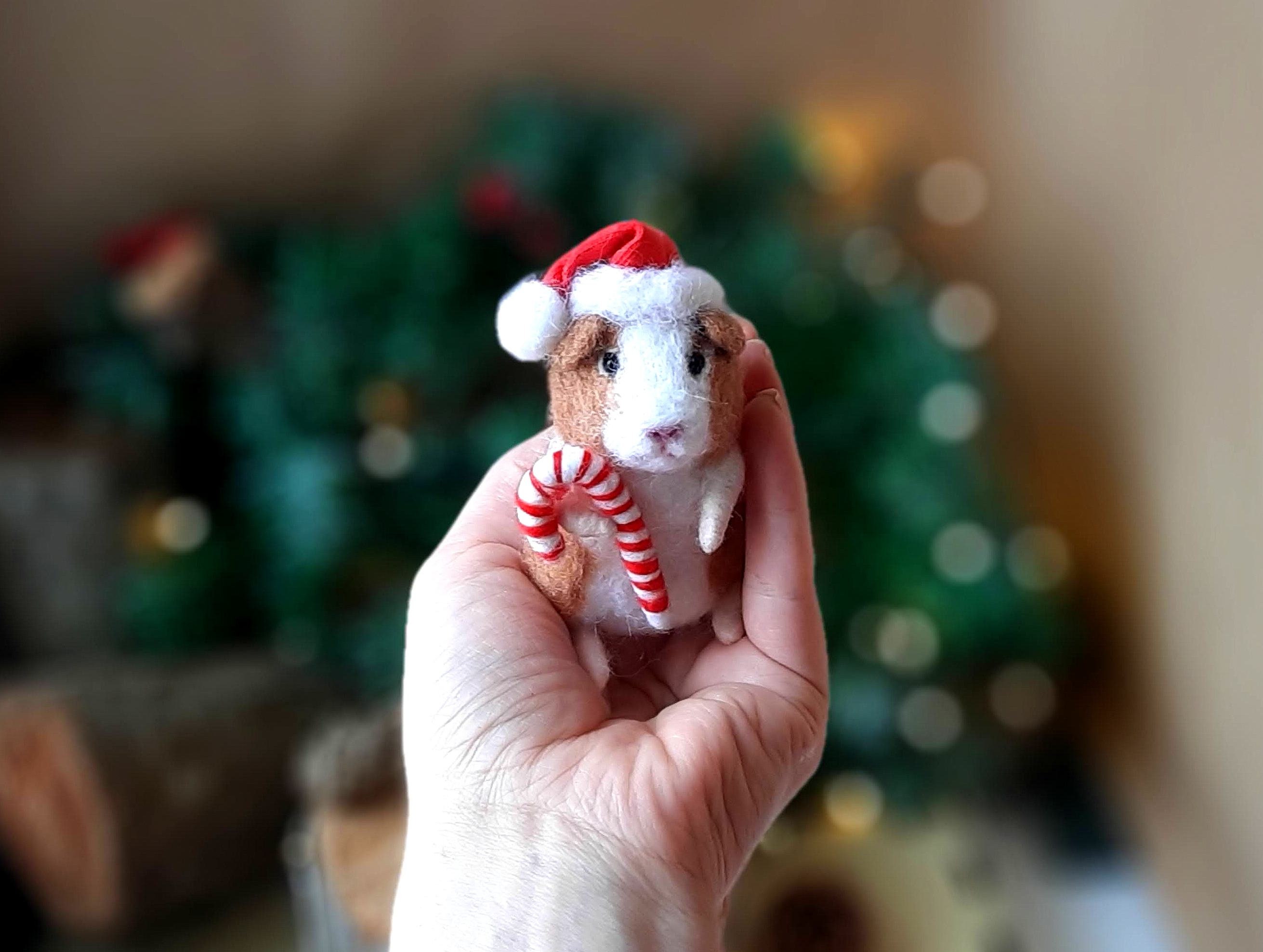 Guinea Pig Christmas Ornament 