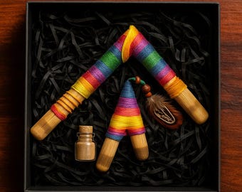 Kuripe en Tepi | Rapé | Traditionele sjamanistische instrumenten | zelfaanbrenger |