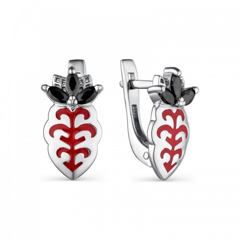 Branch Twig Four Leaf CZ Silver 925 Ring