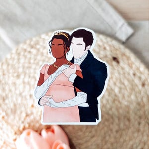 Kate and Anthony Bridgerton Sticker | Regency Romance Sticker, Bridgerton Accessory, Romance Reader Gift, Book Lover, Kanthony Sticker