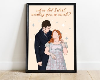 Penelope and Colin - Bridgerton | ART PRINT