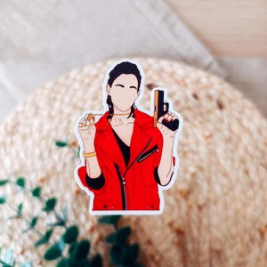 La Casa de Papel de Nairobi Sticker | Stickers séries télévisées, cambriolage d'argent, cadeau pour les fans de télévision