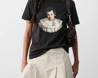 Pierrot Clown Standard Tee | Graphic T-Shirt Concert Tour Fan Outfit Gift Unisex Harryween Halloween NYC Kissco Harry Styles Viral Trendy
