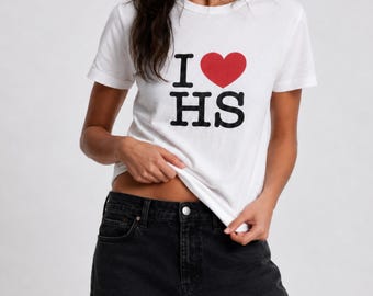 I Heart HS Standard Tee | Graphic T-Shirt Concert Tour Fan Outfit Gift Unisex NYC New York Retro Kissco Harry Styles Viral Trendy